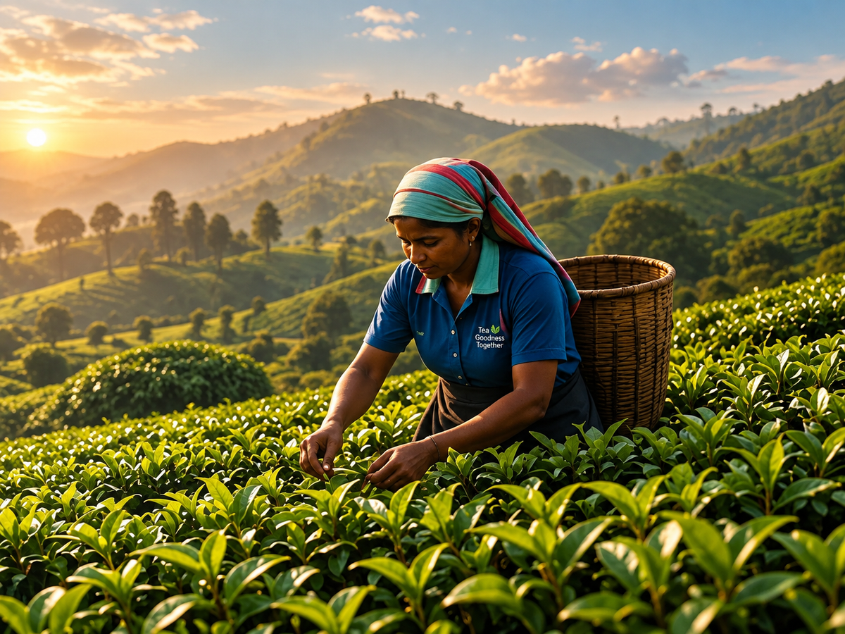 Tea harvesting in the highlands